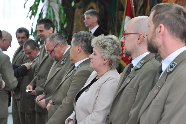 8 Odznaczeni Brązową Odznaką Zasłużony dla Leśników Polskich